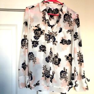 Candies Rose Dressy Blouse